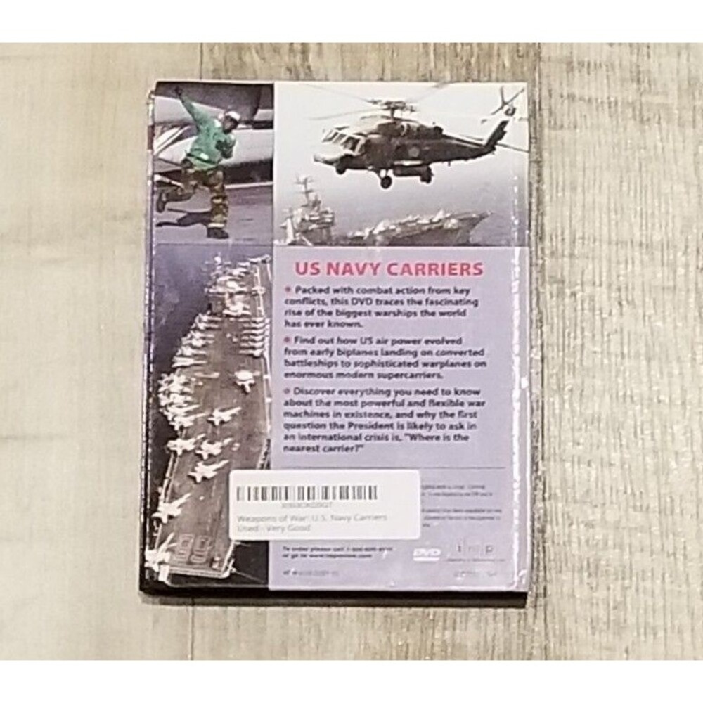 US Navy Aircraft Carriers - Weapons of War Military Documentary DVD - Picture 3 of 3